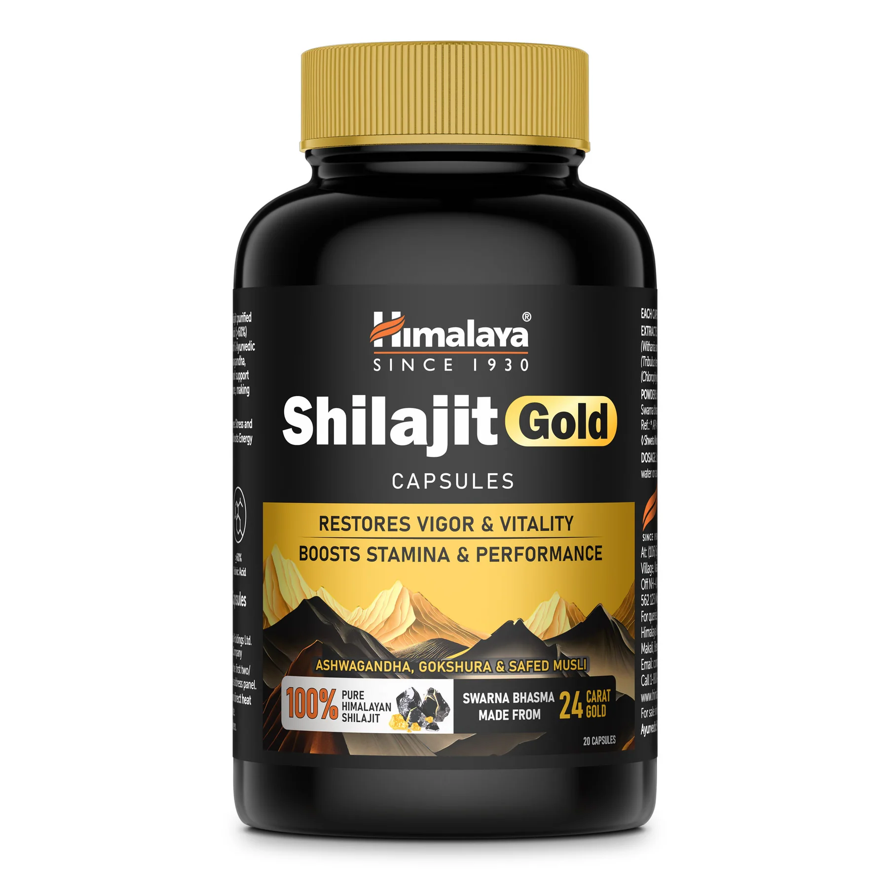 Himalaya Shilajit Gold Capsules 1 Himalaya Shilajit Gold Capsules